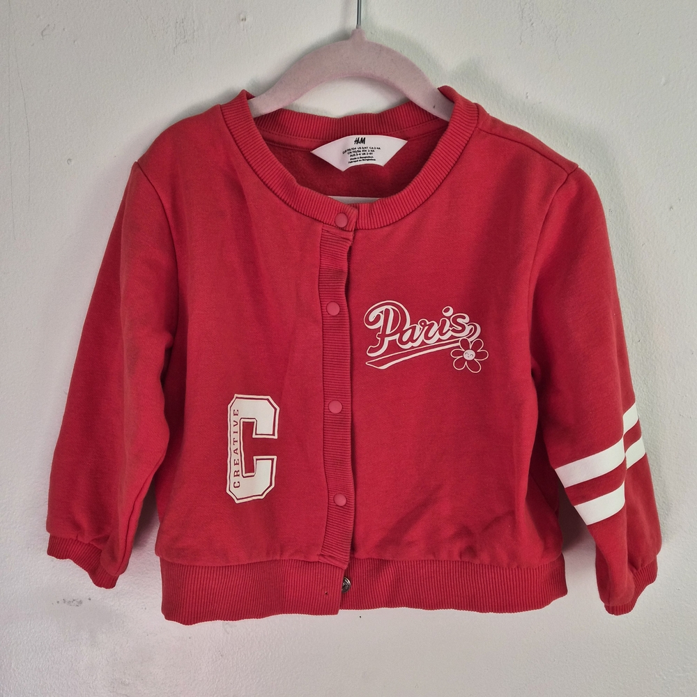 H&M Kids Red Paris Sweater